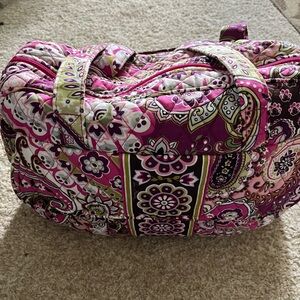 Vera Bradley Diaper Bag Very Berry Paisley
